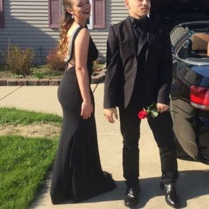 Open back Prom dress